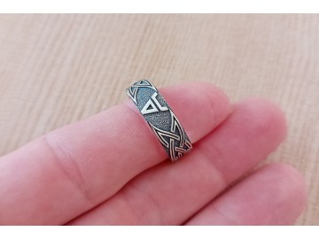 Кольцо со Свадебником и символом Велеса